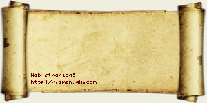 Jovanka Velimirović vizit kartica